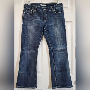 Stetson Women's Denim Blue Jeans - Size 14 Short Boot Cut